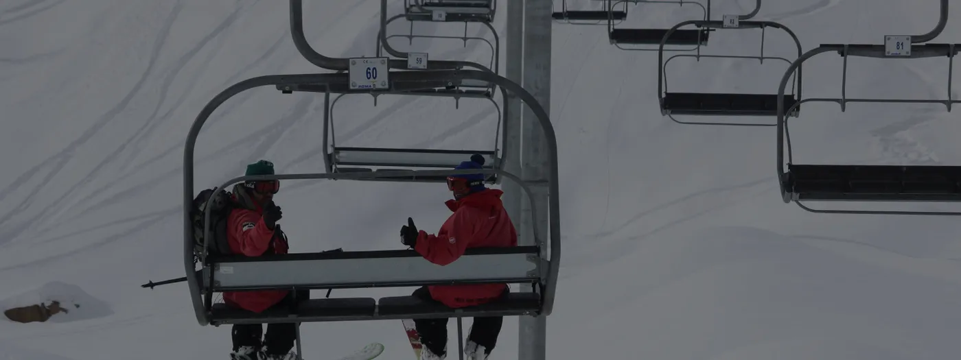Backcountry skiing above Gulmarg