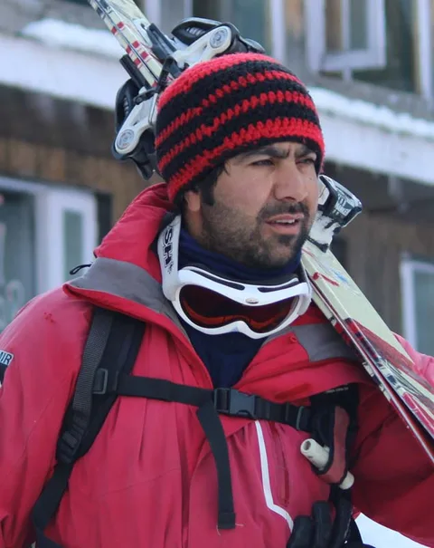 Tariq Bakshi, Back Country Ski Guide at Kashmir Ski School